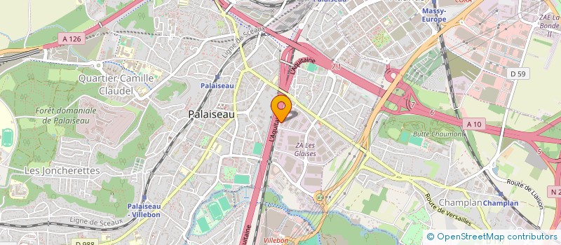 localisation de l'entreprise COMPAGNIE DU SYCOMORE à PALAISEAU