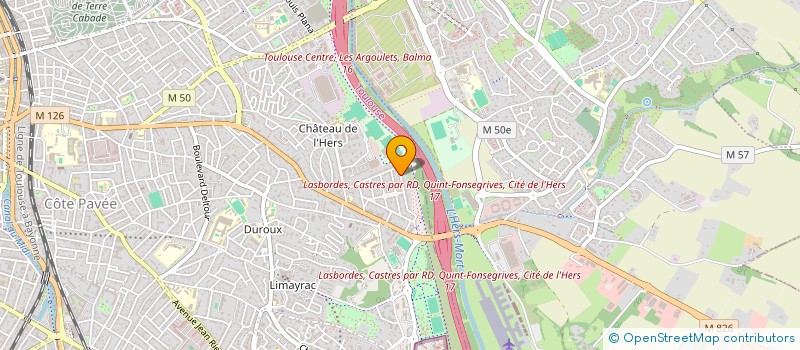 localisation de l'entreprise COMPAGNIE DU THEATRE DE L'AUTAN à TOULOUSE