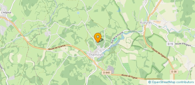 localisation de l'entreprise COMPAGNIE DU THEATRE DE L INTENTION  THEMINES