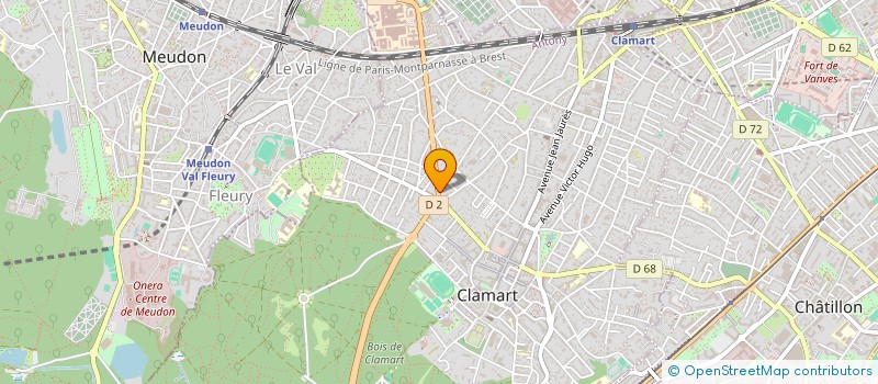 localisation de l'entreprise COMPAGNIE DU THEATRE DES ROCHERS à CLAMART