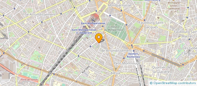 localisation de l'entreprise COMPAGNIE DU THEATRE ET CINEMATOGRAPHE à PARIS