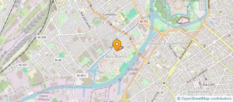 localisation de l'entreprise COMPAGNIE DU TOBOGGAN à LILLE