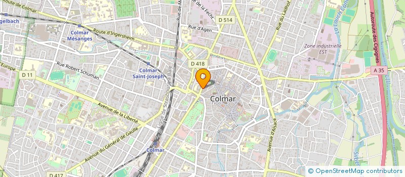 localisation de l'entreprise COMPAGNIE DU TOURACO VERT  COLMAR