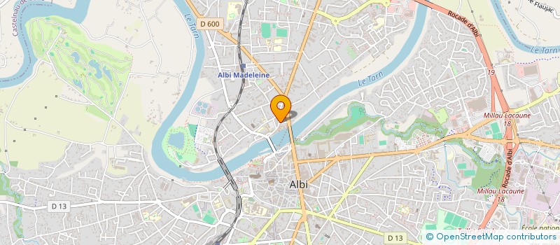 localisation de l'entreprise COMPAGNIE DU TOURISME ET DU PATRIMOINE à ALBI