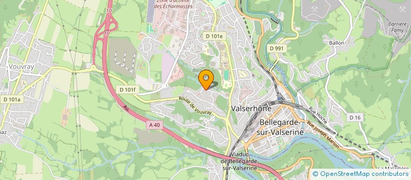 localisation de l'entreprise COMPAGNIE DU TRAIT D'UNION à VALSERHONE