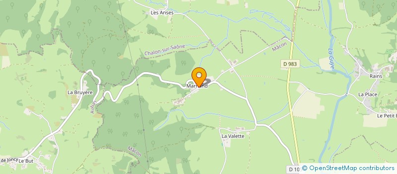 localisation de l'entreprise COMPAGNIE DU VEAU D'AIRAIN  JONCY