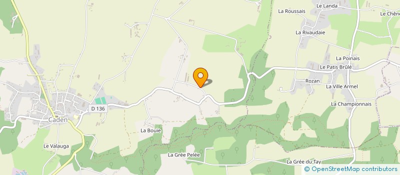 localisation de l'entreprise COMPAGNIE DU VENT DANS LA CABOCHE  CADEN
