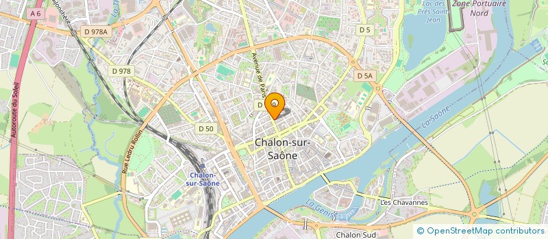 localisation de l'entreprise COMPAGNIE DU VENT SOUS LES JUPONS à CHALON-SUR-SAONE