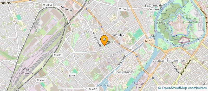 localisation de l'entreprise COMPAGNIE DYSPERCEE  LILLE