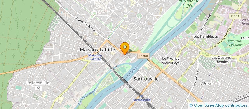 localisation de l'entreprise COMPAGNIE EBAUBIES à MAISONS-LAFFITTE
