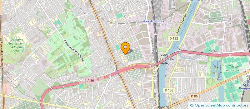 localisation de l'entreprise COMPAGNIE  EBENE  VITRY SUR SEINE