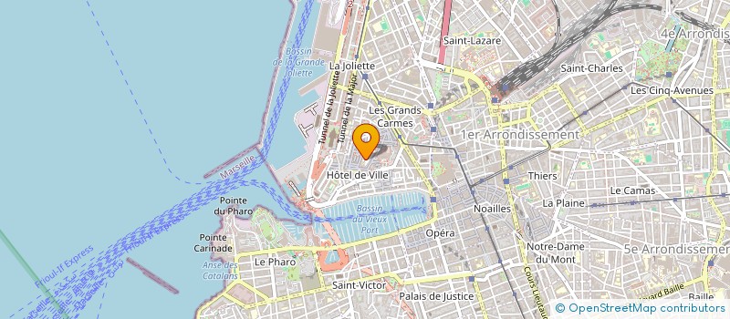 localisation de l'entreprise COMPAGNIE ECLAIRAGE PUBLIC à MARSEILLE