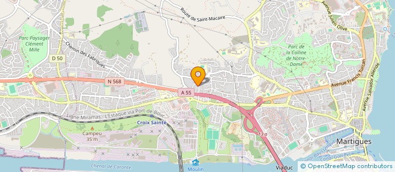 localisation de l'entreprise COMPAGNIE ECLATS D'ARTS  MARTIGUES