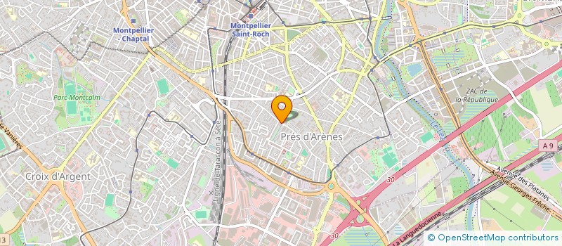 localisation de l'entreprise COMPAGNIE ECOTONE à MONTPELLIER