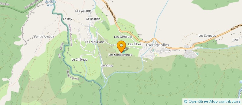 localisation de l'entreprise COMPAGNIE EDELWEISS  ESCRAGNOLLES