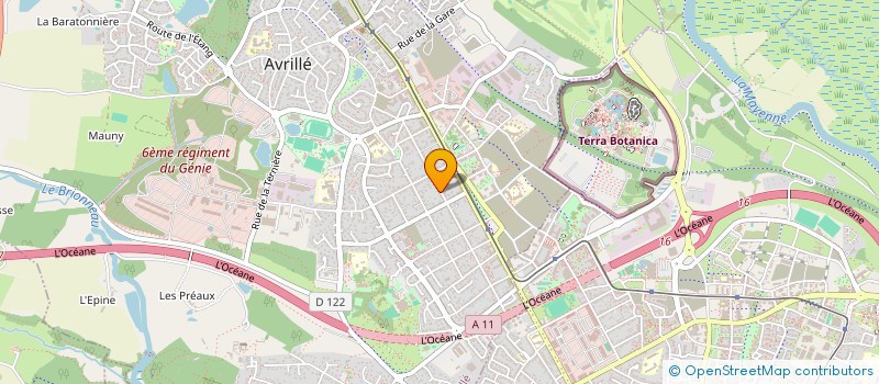 localisation de l'entreprise COMPAGNIE EFFERVESCENE  AVRILLE