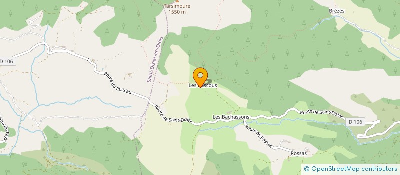 localisation de l'entreprise COMPAGNIE EKLEIPSIS  VALDROME