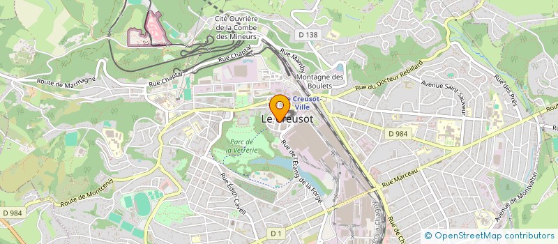 localisation de l'entreprise COMPAGNIE EL AJOUAD - LES GENEREUX à LE CREUSOT