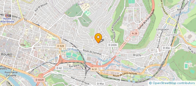 localisation de l'entreprise COMPAGNIE EL NUCLEO à ROUEN