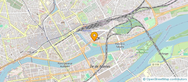 localisation de l'entreprise COMPAGNIE ELECTROLYSE  NANTES