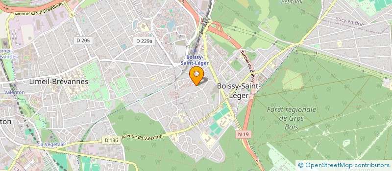 localisation de l'entreprise COMPAGNIE EMERGENCE à BOISSY-SAINT-LEGER