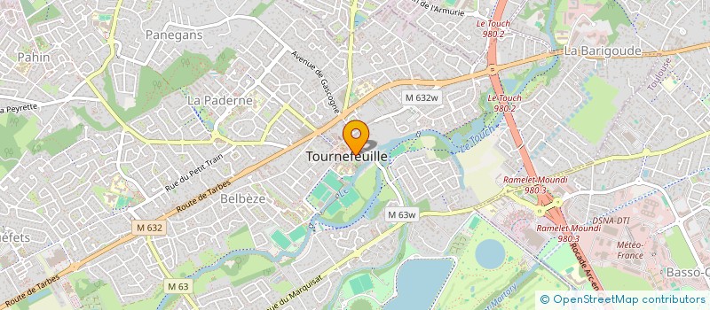 localisation de l'entreprise COMPAGNIE EMMANUEL GRIVET à TOURNEFEUILLE