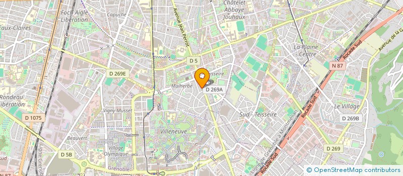 localisation de l'entreprise COMPAGNIE EN JEUX  GRENOBLE