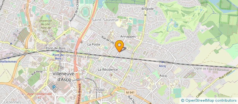 localisation de l'entreprise COMPAGNIE EN TOUS LIEUX à VILLENEUVE-D'ASCQ