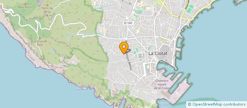 localisation de l'entreprise COMPAGNIE EN VIES  LA CIOTAT