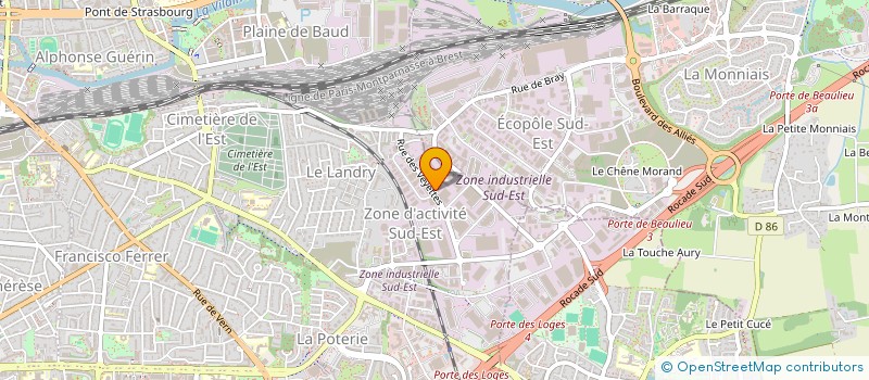 localisation de l'entreprise COMPAGNIE ENSEIGNES CREATIONS à RENNES