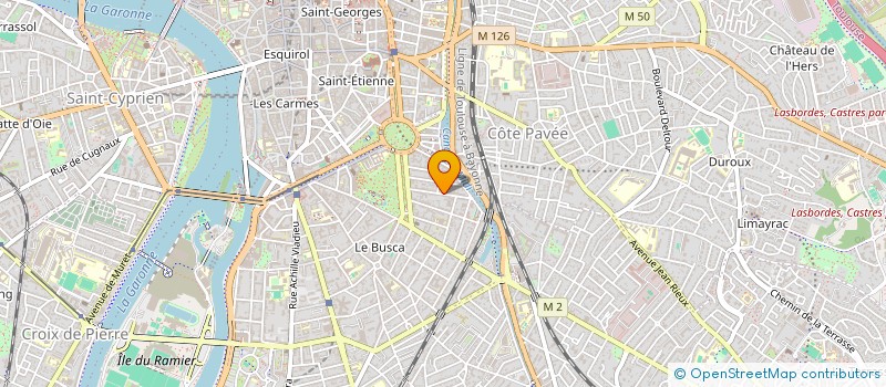 localisation de l'entreprise COMPAGNIE ENTRE CHIEN & LOUP  TOULOUSE