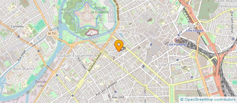 localisation de l'entreprise COMPAGNIE ENTRE LES FILS à LILLE