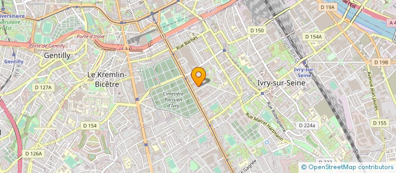 localisation de l'entreprise COMPAGNIE ENTRE MONDES à IVRY-SUR-SEINE