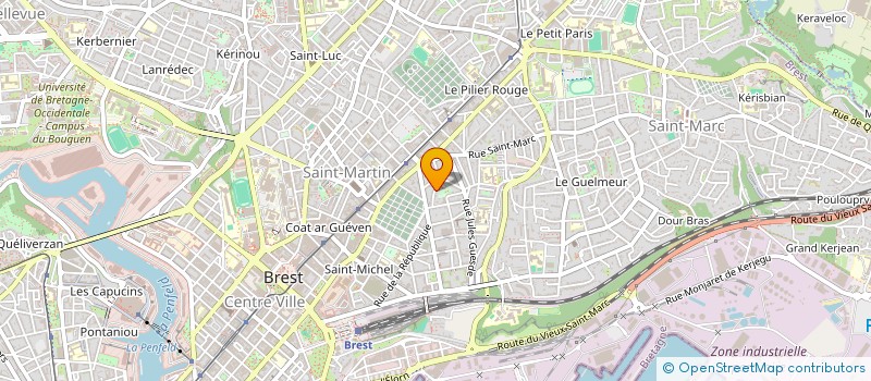 localisation de l'entreprise COMPAGNIE ESPERLUETTE à BREST