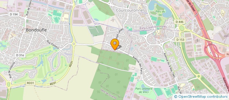 localisation de l'entreprise COMPAGNIE ESPRITS BARIOLES  EVRY-COURCOURONNES