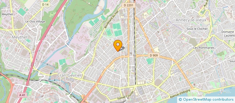 localisation de l'entreprise COMPAGNIE ESSAIMEE à ANNECY