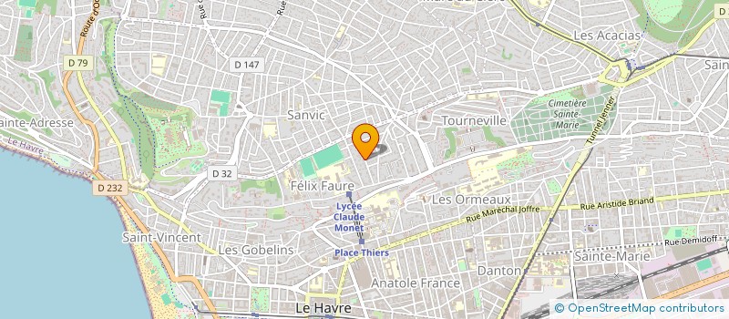 localisation de l'entreprise COMPAGNIE ESSENTI'ELLES  LE HAVRE