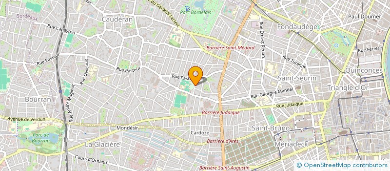 localisation de l'entreprise COMPAGNIE ESTELLE DANVERS  BORDEAUX