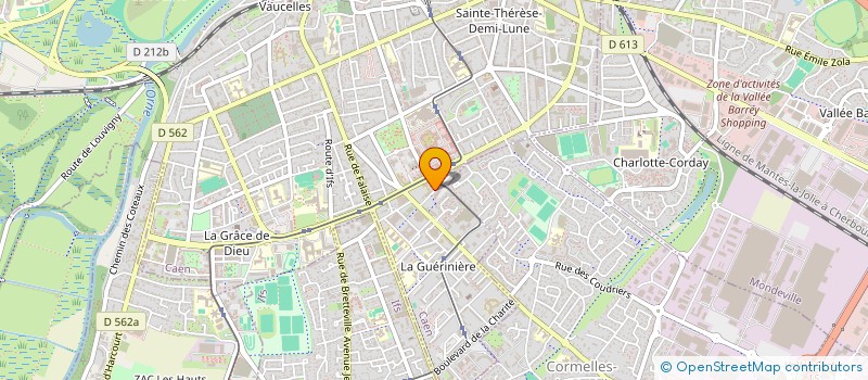 localisation de l'entreprise COMPAGNIE ETEILE à CAEN