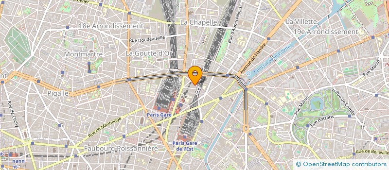 localisation de l'entreprise COMPAGNIE ETUDE TRAVAUX OUTRE MER  PARIS