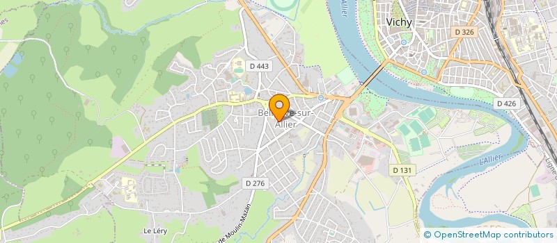 localisation de l'entreprise COMPAGNIE EUPHORIC MOUVANCE à BELLERIVE-SUR-ALLIER