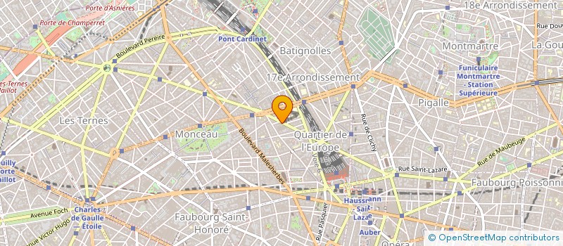 localisation de l'entreprise COMPAGNIE EURO CARS à PARIS