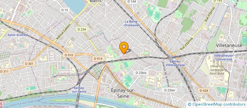 localisation de l'entreprise COMPAGNIE EUROPE ENSEIGNES à EPINAY-SUR-SEINE