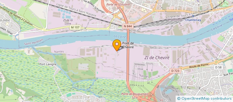 localisation de l'entreprise COMPAGNIE EUROPEENN DES BOIS à NANTES