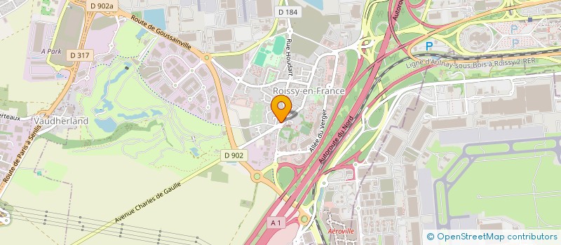localisation de l'entreprise COMPAGNIE EUROPEENNE COURTAGE FINANCIER à ROISSY-EN-FRANCE