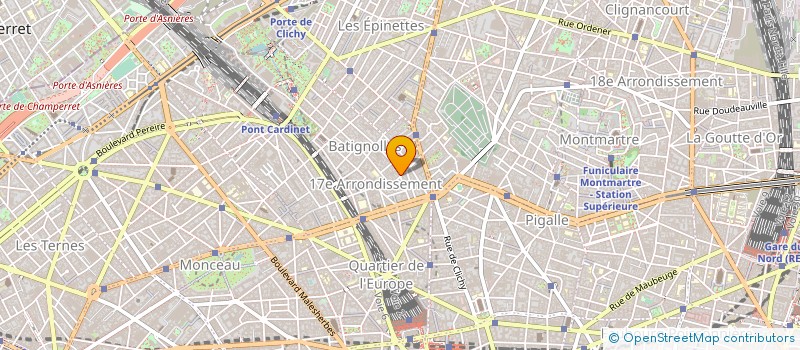 localisation de l'entreprise COMPAGNIE EUROPEENNE D'EDITION DIFFUSION ET AUDIOVISION à PARIS