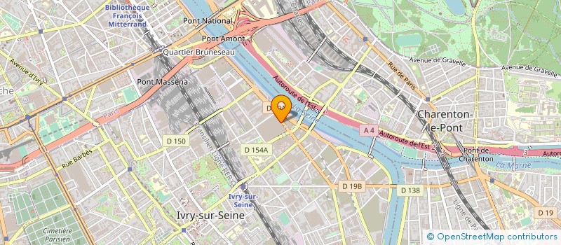localisation de l'entreprise COMPAGNIE EUROPEENNE D'IMPORT EXPORT à IVRY-SUR-SEINE