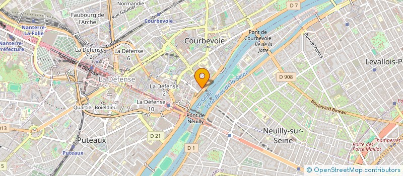 localisation de l'entreprise COMPAGNIE EUROPEENNE DE BAIL à COURBEVOIE