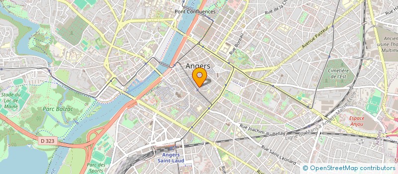 localisation de l'entreprise COMPAGNIE EUROPEENNE DE CONSTRUCTION à ANGERS