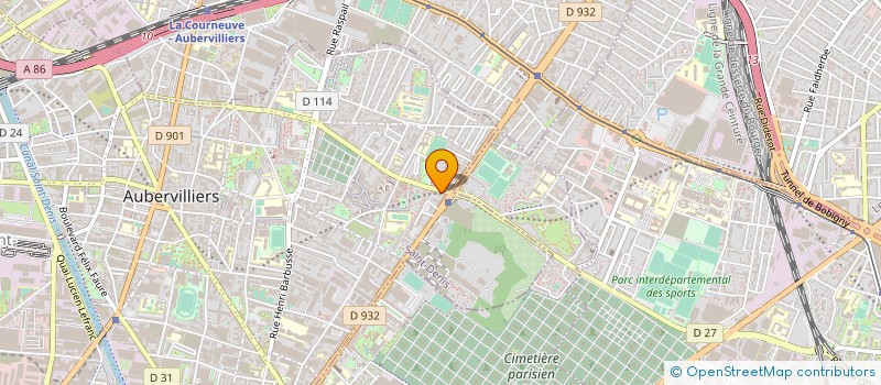 localisation de l'entreprise COMPAGNIE EUROPEENNE DE DISTRIBUTION à AUBERVILLIERS